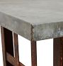 Vintage Perfectly Weathered Industrial Work Table with Galvanized Top
