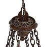 Vintage Six-Light Romance Revival Ring Chandelier