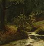 Brook In The Woods Near Oosterbeek Reproduction Wall Art Print