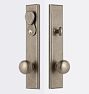 Raegan Knob Exterior Bronze Door Set