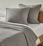 Coyuchi Organic Cascade Matelasse Cotton Blanket &amp; Shams