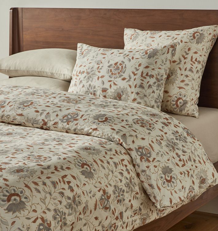 Coyuchi + Rejuvenation: Organic Flora Print Duvet &amp; Shams