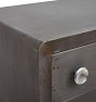 Vintage Streamline Moderne Simmons Raw Steel Dresser