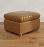 Roswell Leather Ottoman