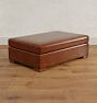 Sublimity Leather Coffee Table Ottoman