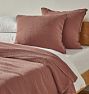 Coyuchi Organic Cascade Matelasse Cotton Blanket &amp; Shams