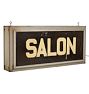Double-Sided Vintage SALON Lighted Sign