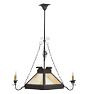 Vintage Arts &amp; Crafts Converted Gas / Electric Chandelier