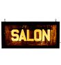 Double-Sided Vintage SALON Lighted Sign
