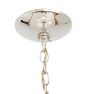 Vintage 6-Light Mid-Century Globe Shade Chandelier