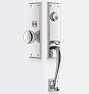 Putman Mortise D Handle Door Set - Polished Nickel