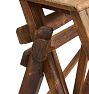 Vintage Pine Folding Ladder