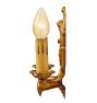Vintage Classical Revival Candle Sconce with Rotary Switch