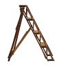 Vintage Pine Folding Ladder