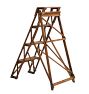 Vintage Pine Folding Ladder