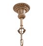 Five-Arm Classical Revival Crystal Chandelier