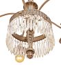 Five-Arm Classical Revival Crystal Chandelier