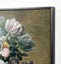 Still Life With Flowers And Butterflies Framed Reproduction Wall Art Print