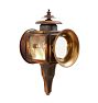 Vintage Nautical-Style Brass Lantern Sconce