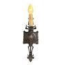 Single Vintage Romance Revival Candle Sconce