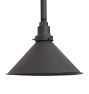 Vintage Industrial Antiqued Cone Swivel Pendant