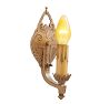 Pair of Vintage Classical Revival Candle Sconces with Rotary Switches