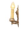 Pair of Vintage Classical Revival Double Candle Sconces