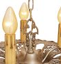 Vintage Art Deco 5-Light Candle Chandelier