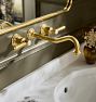 Montecito Lever Handle Widespread Wall Mount Faucet