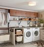 Bridgeport Modular Double Laundry System with 44&quot; Rails