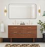 Bentwood Rounded Double Vanity Mirror