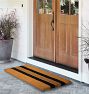 Horizontal Stripe Coir Doormat