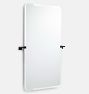 Meadows Frameless Wide Rectangle Pivot Mirror