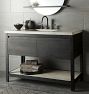 Solace Midnight Oak Single Vanity With Integrated Sink