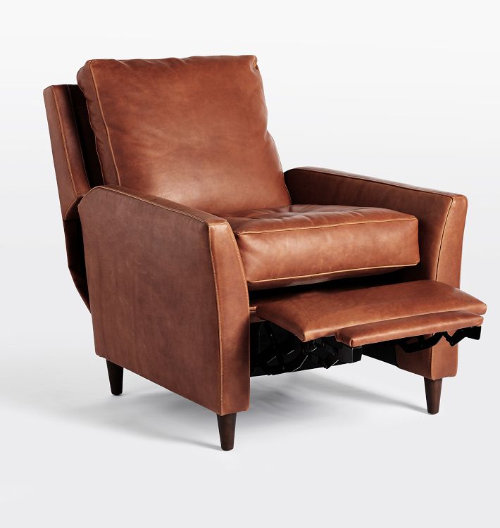 Small leather recliners on sale sale