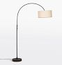 Drum Overarching Floor Lamp with Shade
