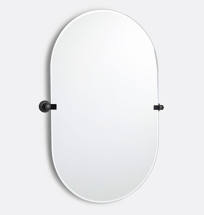 Rigdon Frameless Pill Pivot Mirror