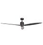 Falcon Ceiling Fan, Matte Black & Matte Black Blade