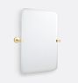 Ladd Frameless Rounded Rectangle Pivot Mirror