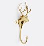 Animal Cast Brass Hook