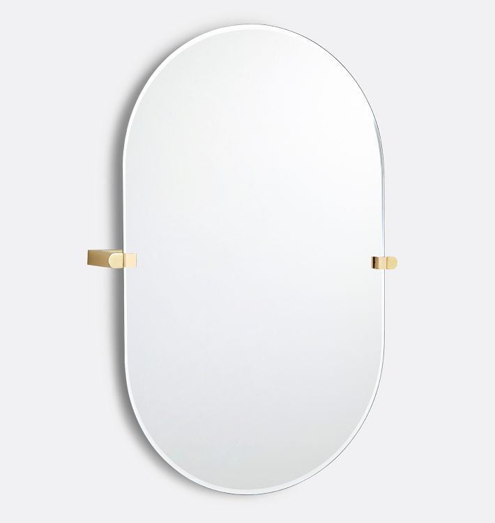 Bowman Frameless Pill Pivot Mirror