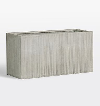 Modern Textured Rectangle Planter | Rejuvenation