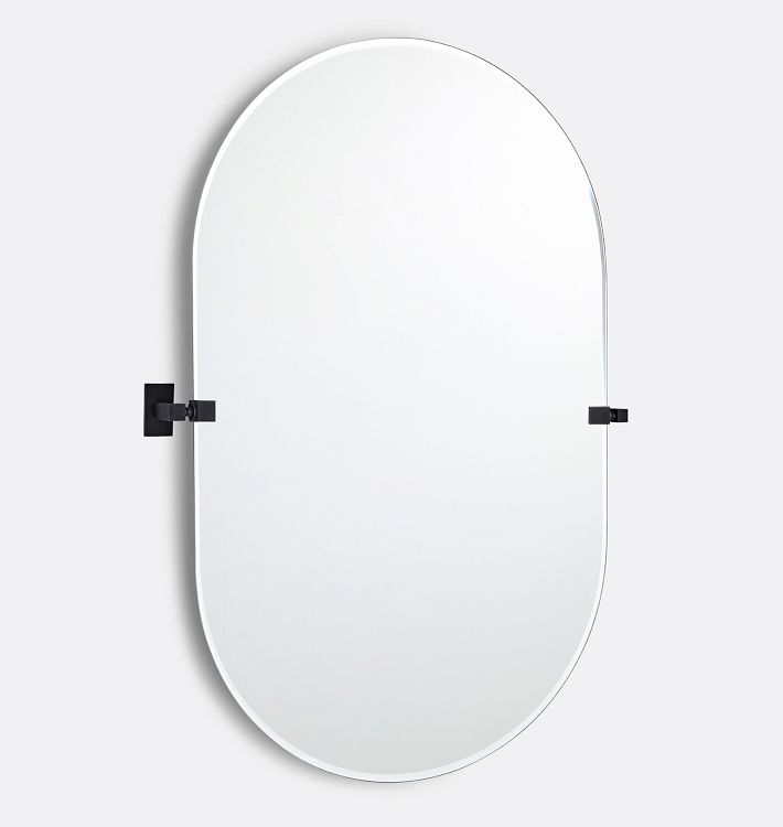 Yaquina Frameless Pill Pivot Mirror