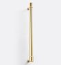 OPEN BOX: Ladd Appliance Pull, 12&quot; - Unlacquered Brass