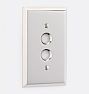 Lewis Single Push-Button Switchplate