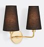 Ansel Double Sconce with Shade