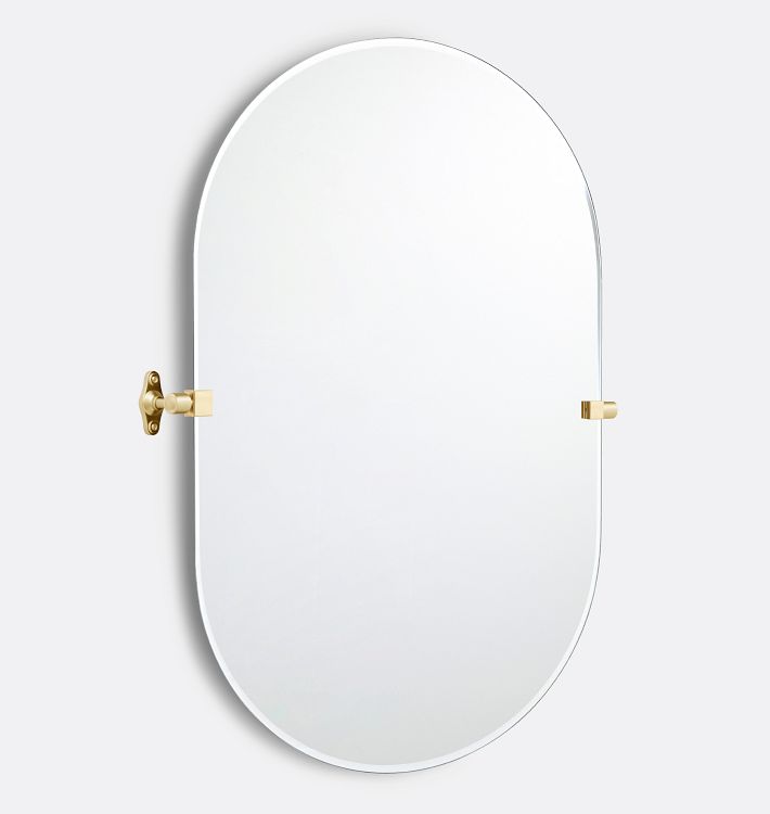 Tolson Frameless Pill Pivot Mirror