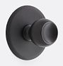 Saturn Cabinet Knob with Round Backplate