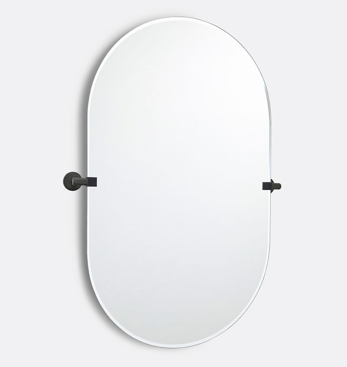 Trask Frameless Pill Pivot Mirror