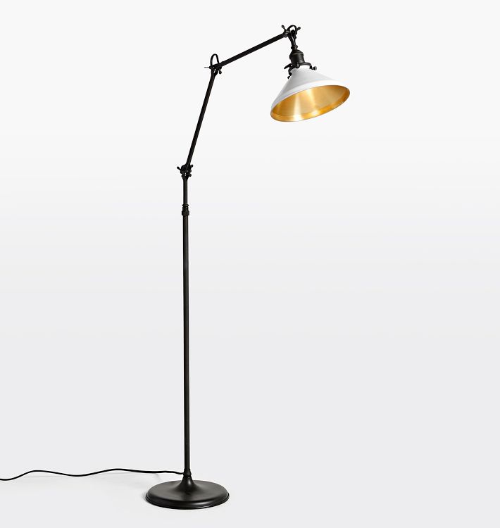 Fairview Task Floor Lamp with Cone Shade